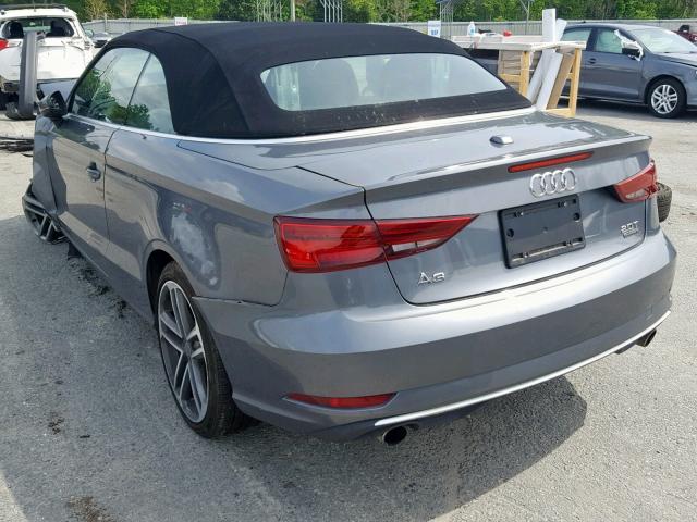 WAU78LFF2H1035906 - 2017 AUDI A3 PREMIUM GRAY photo 3