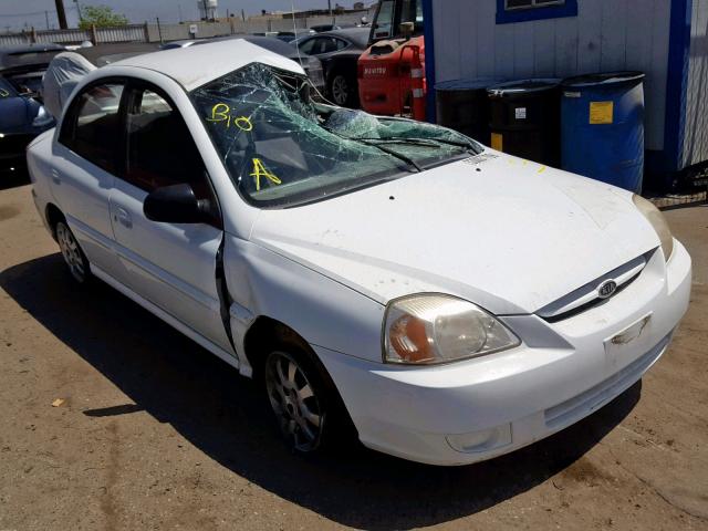 KNADC125146336411 - 2004 KIA RIO WHITE photo 1