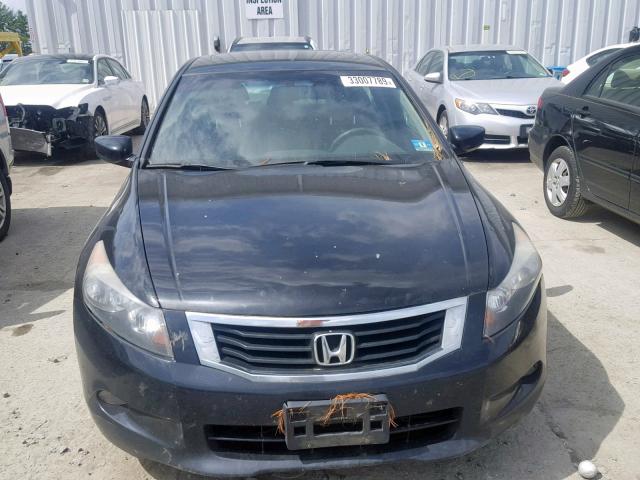 1HGCP36888A079383 - 2008 HONDA ACCORD EXL BLACK photo 9