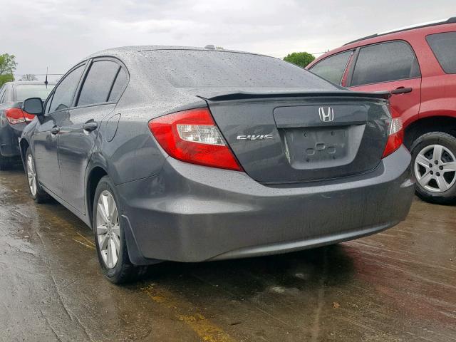2HGFB2F95CH540368 - 2012 HONDA CIVIC EXL 石墨色 照片 3