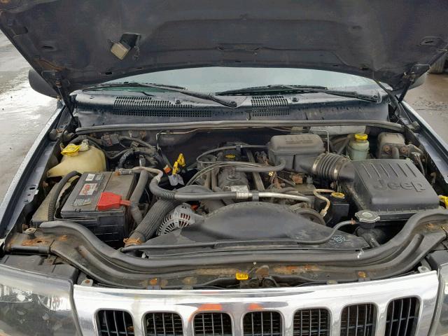 1J4GW48S01C603972 - 2001 JEEP GRAND CHER BLUE photo 7