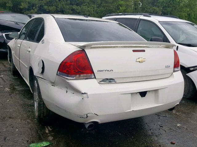 2G1WD58C281263271 - 2008 CHEVROLET IMPALA SUP 白色 照片 3