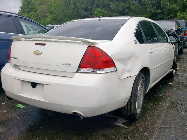 2G1WD58C281263271 - 2008 CHEVROLET IMPALA SUP 白色 照片 4