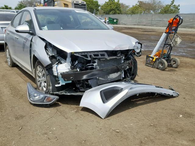 3KPC24A35KE039362 - 2019 HYUNDAI ACCENT SE SILVER photo 1