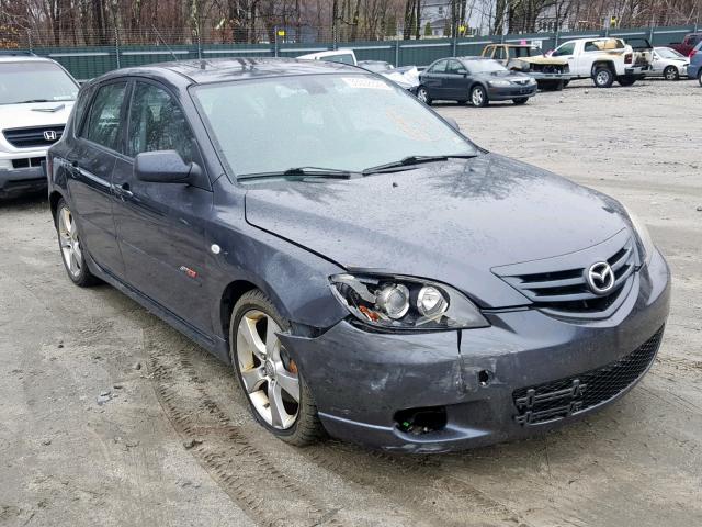 JM1BK343351276263 - 2005 MAZDA 3 HATCHBAC BLACK photo 1