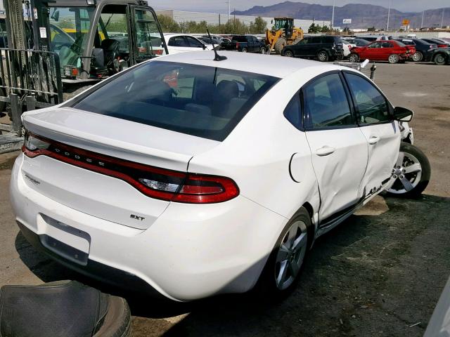 1C3CDFBB2FD404782 - 2015 DODGE DART SXT WHITE photo 4