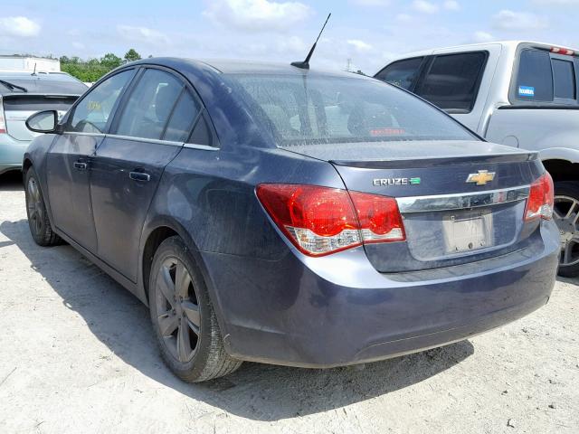 1G1P75SZ6E7426706 - 2014 CHEVROLET CRUZE BLUE photo 3