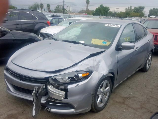 1C3CDFBB2GD661202 - 2016 DODGE DART SXT SILVER photo 2