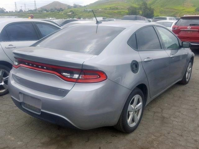 1C3CDFBB2GD661202 - 2016 DODGE DART SXT SILVER photo 4