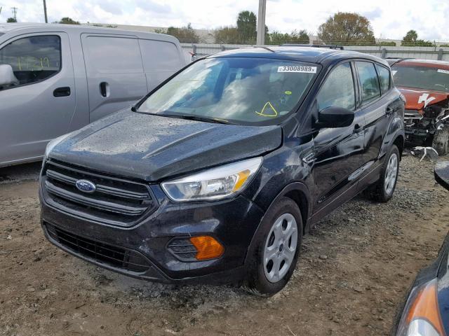 1FMCU0F72HUC72961 - 2017 FORD ESCAPE S BLACK photo 2