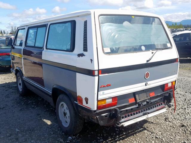 WV2YB0252LH055546 - 1990 VOLKSWAGEN VANAGON BU WHITE photo 3