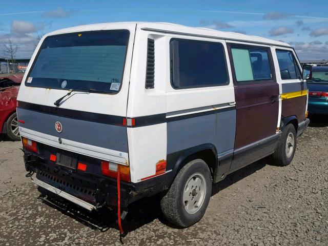 WV2YB0252LH055546 - 1990 VOLKSWAGEN VANAGON BU WHITE photo 4