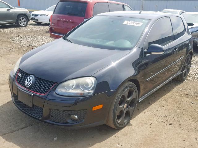 WVWFV71K57W255190 - 2007 VOLKSWAGEN NEW GTI FA BLACK photo 2