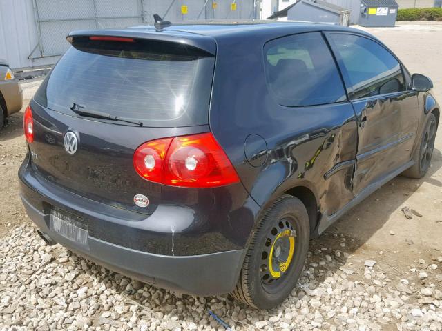 WVWFV71K57W255190 - 2007 VOLKSWAGEN NEW GTI FA BLACK photo 4