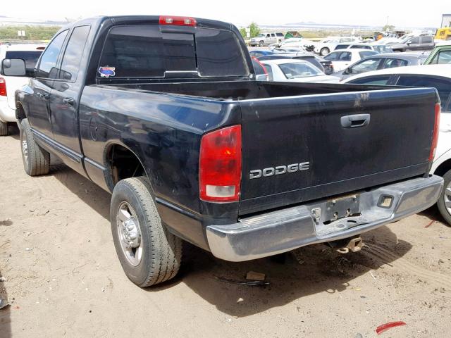 3D7LU38633G724377 - 2003 DODGE RAM 3500 S BLACK photo 3