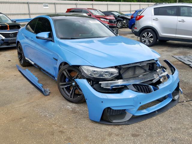 WBS3R9C51FK334607 - 2015 BMW M4 BLUE photo 1