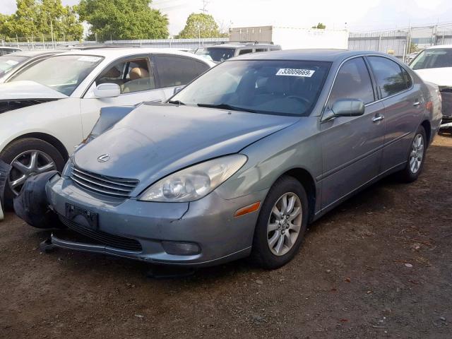 JTHBF30G720071008 - 2002 LEXUS ES 300 GRAY photo 2