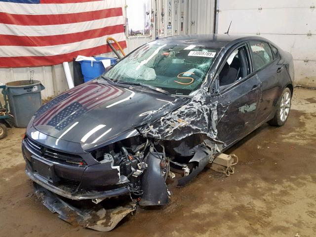 1C3CDFBA9DD290526 - 2013 DODGE DART SXT BLUE photo 2