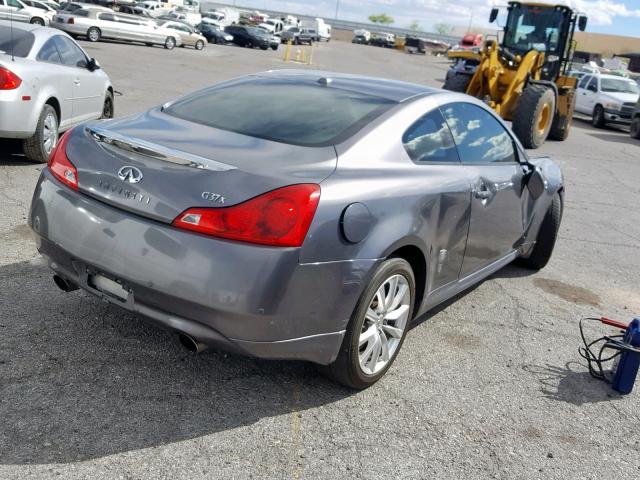 JN1CV6EL0BM264046 - 2011 INFINITI G37 CHARCOAL photo 4