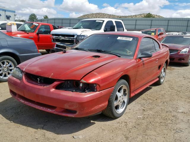 1FALP47V8TF109671 - 1996 FORD MUSTANG CO RED photo 2