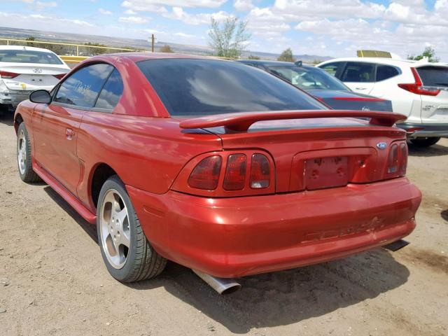 1FALP47V8TF109671 - 1996 FORD MUSTANG CO RED photo 3