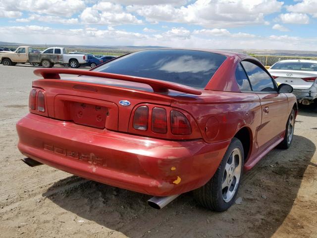 1FALP47V8TF109671 - 1996 FORD MUSTANG CO RED photo 4