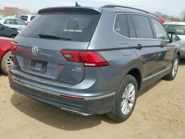 3VV2B7AXXJM068541 - 2018 VOLKSWAGEN TIGUAN SE GRAY photo 4