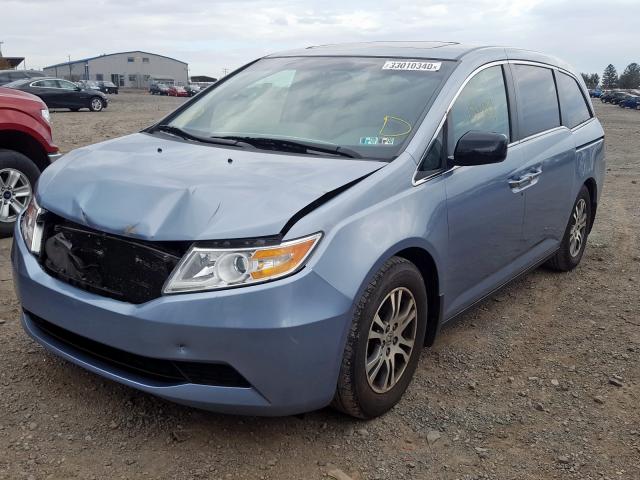 5FNRL5H62CB110221 - 2012 HONDA ODYSSEY EXL  photo 2