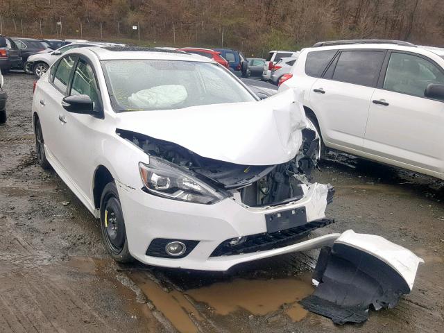 3N1CB7AP6HY279180 - 2017 NISSAN SENTRA SR WHITE photo 1