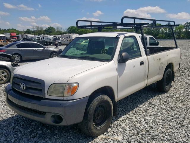 5TBJU32155S455214 - 2005 TOYOTA TUNDRA WHITE photo 2