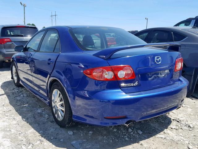 1YVHP80D935M06506 - 2003 MAZDA 6 S BLUE photo 3