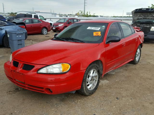 1G2NF52F94M546902 - 2004 PONTIAC GRAND AM S RED photo 2