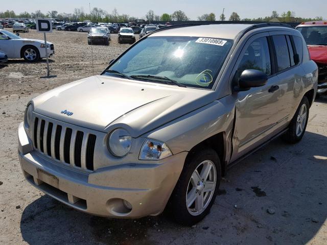 1J4FT47B79D187639 - 2009 JEEP COMPASS SP GOLD photo 2