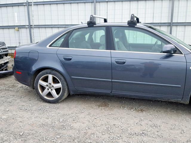 WAUDF78E55A562743 - 2005 AUDI A4 2.0T QU GRAY photo 9