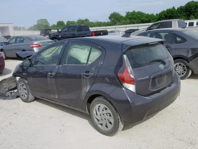 JTDKDTB32F1103039 - 2015 TOYOTA PRIUS C BLACK photo 3