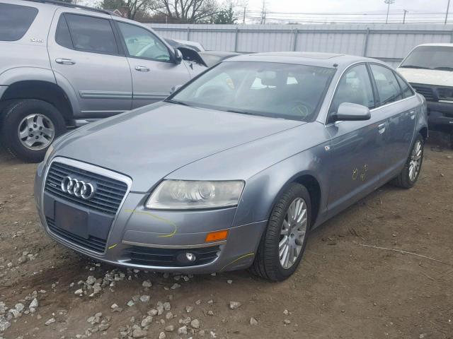 WAUDH74F27N020486 - 2007 AUDI A6 3.2 QUA GRAY photo 2