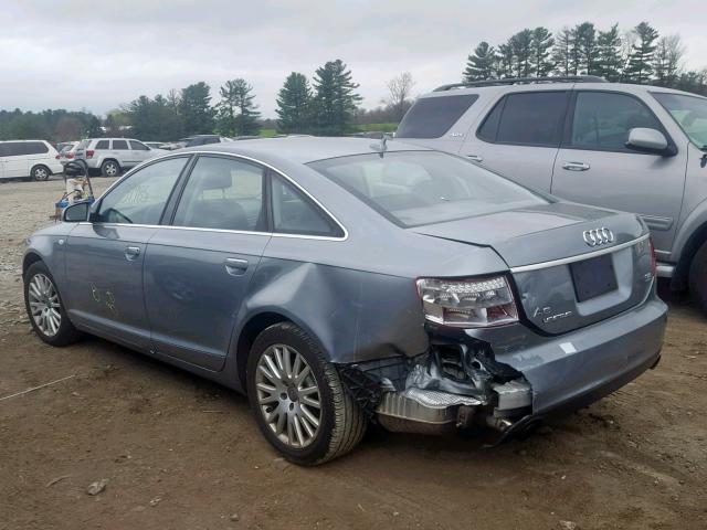 WAUDH74F27N020486 - 2007 AUDI A6 3.2 QUA GRAY photo 3