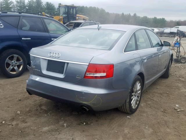 WAUDH74F27N020486 - 2007 AUDI A6 3.2 QUA GRAY photo 4