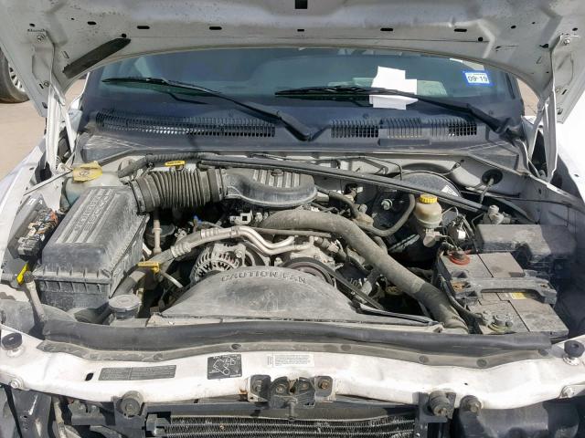 1B7GL23XXVS124525 - 1997 DODGE DAKOTA WHITE photo 7