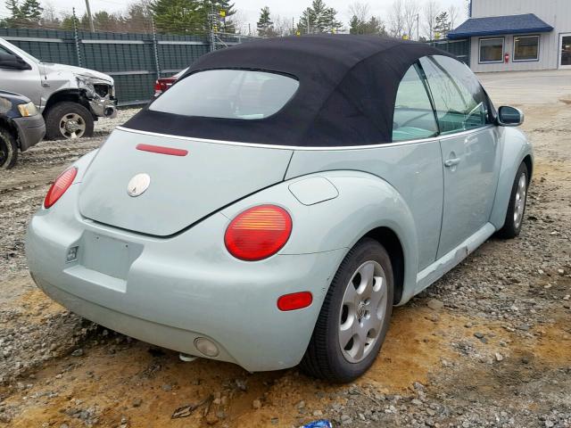 3VWCK21YX3M314079 - 2003 VOLKSWAGEN NEW BEETLE Mavi foto 4