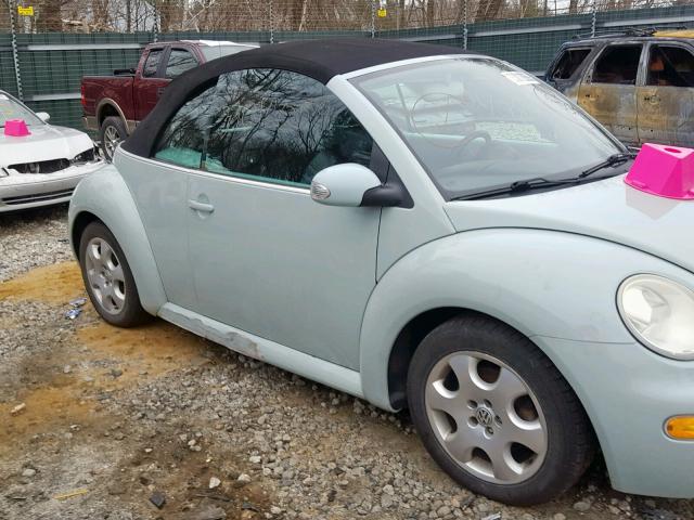 3VWCK21YX3M314079 - 2003 VOLKSWAGEN NEW BEETLE Mavi foto 9