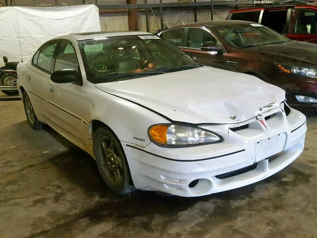 1G2NV52E02M695318 - 2002 PONTIAC GRAND AM G WHITE photo 1