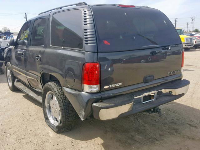 1GNEC13V94R304768 - 2004 CHEVROLET TAHOE C150 BLACK photo 3