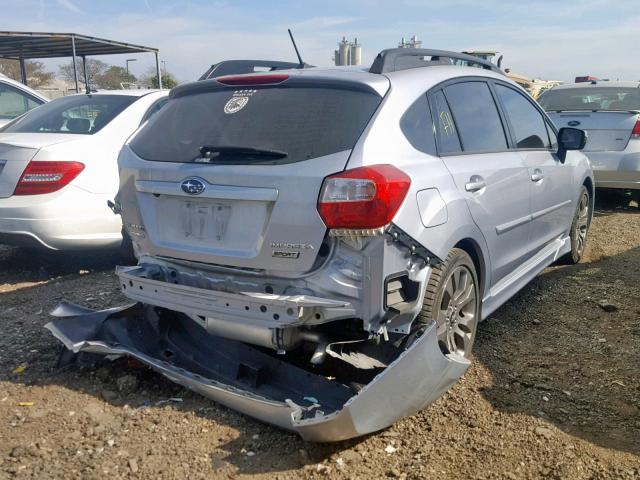 JF1GPAU68F8273086 - 2015 SUBARU IMPREZA SP SILVER photo 4