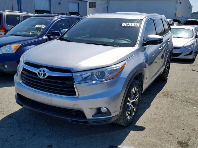 5TDJKRFH1GS504211 - 2016 TOYOTA HIGHLANDER SILVER photo 2