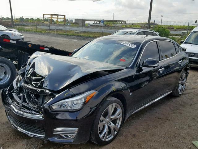 JN1BY1PP7GM630887 - 2016 INFINITI Q70L 3.7 BLACK photo 2