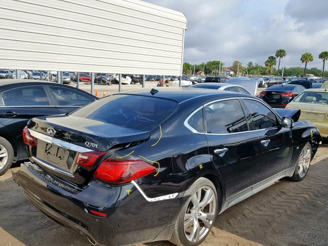 JN1BY1PP7GM630887 - 2016 INFINITI Q70L 3.7 BLACK photo 4