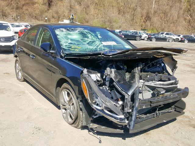 5NPE34AF6JH655176 - 2018 HYUNDAI SONATA SPO GRAY photo 1