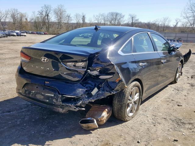 5NPE34AF6JH655176 - 2018 HYUNDAI SONATA SPO GRAY photo 4