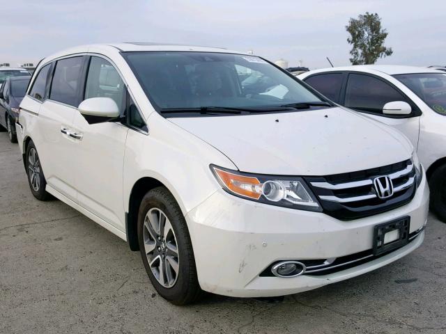 5FNRL5H93EB137621 - 2014 HONDA ODYSSEY TO WHITE photo 1